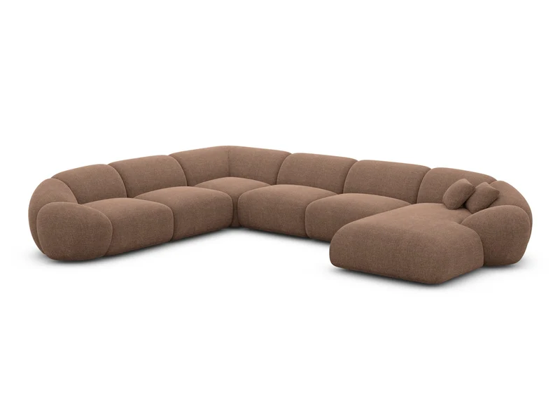 XXL Wohnlandschaft Solverde U-Form aus Stoff