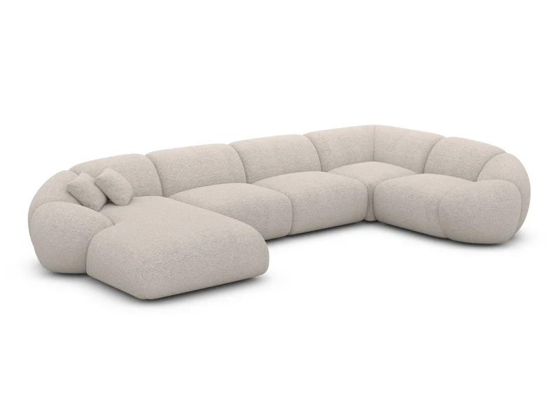 Wohnlandschaft Solverde XL U-Form in Stoff