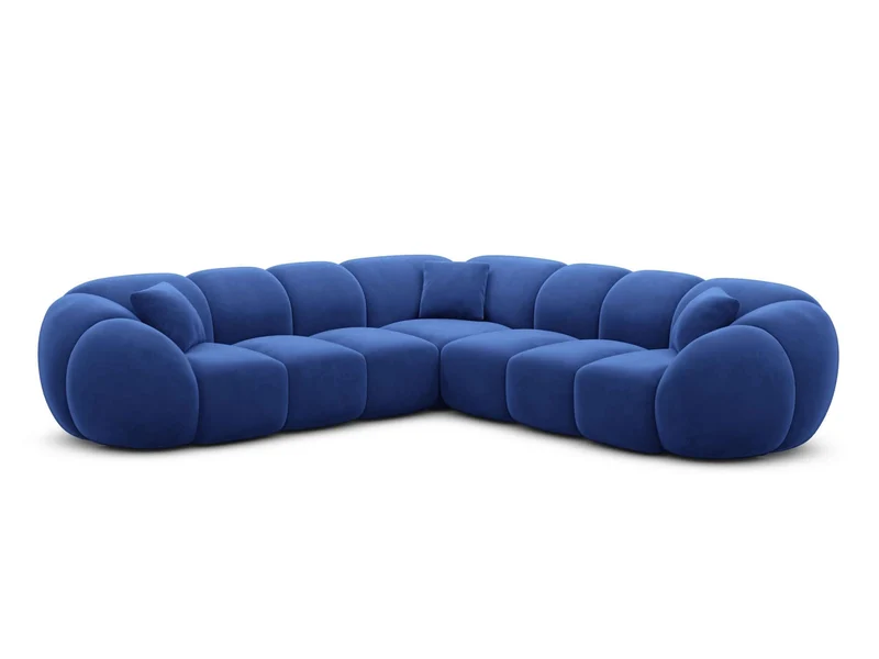 Couch Valderosa L-Form in Stoff