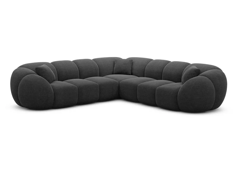 Couch Valderosa L-Form in Stoff