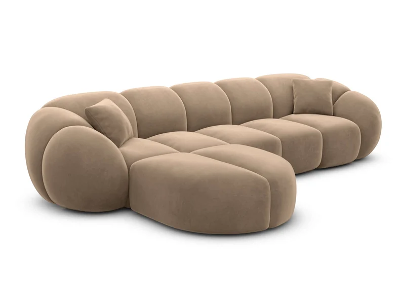 Stoff Ecksofa Valderosa L-Form