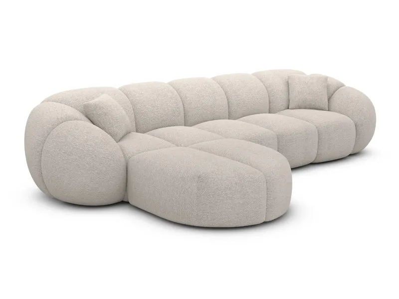 Stoff Ecksofa Valderosa L-Form
