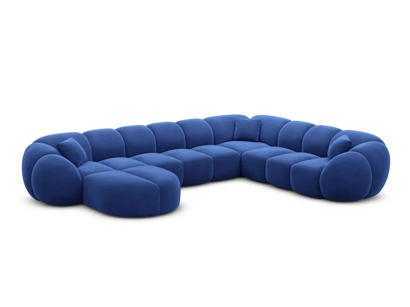 XXL Wohnlandschaft Valderosa U-Form aus Stoff
