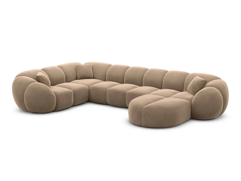 Wohnlandschaft Valderosa XL U-Form in Stoff