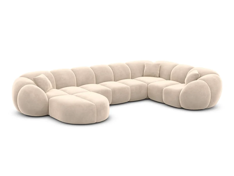Wohnlandschaft Valderosa XL U-Form in Stoff