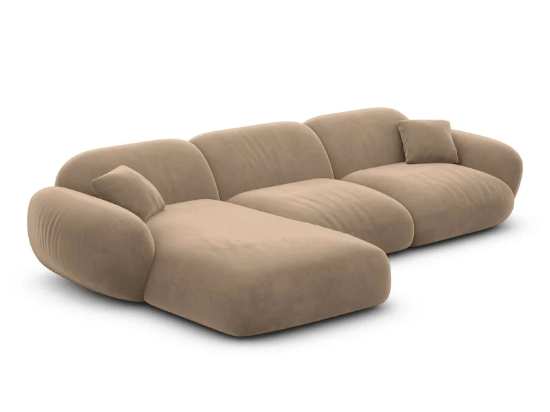 Ecksofa Alcazar L-Form aus Stoff Kurz