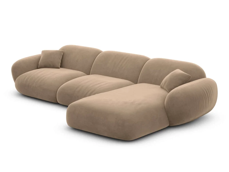Ecksofa Alcazar L-Form aus Stoff Kurz