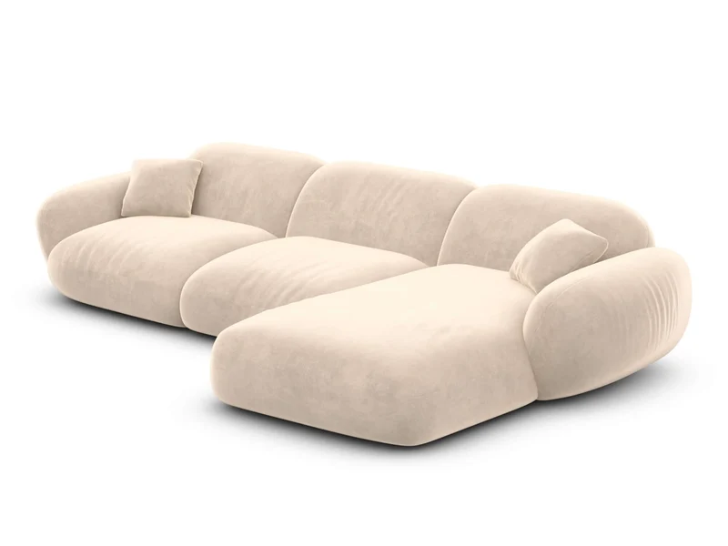 Ecksofa Alcazar L-Form aus Stoff Kurz