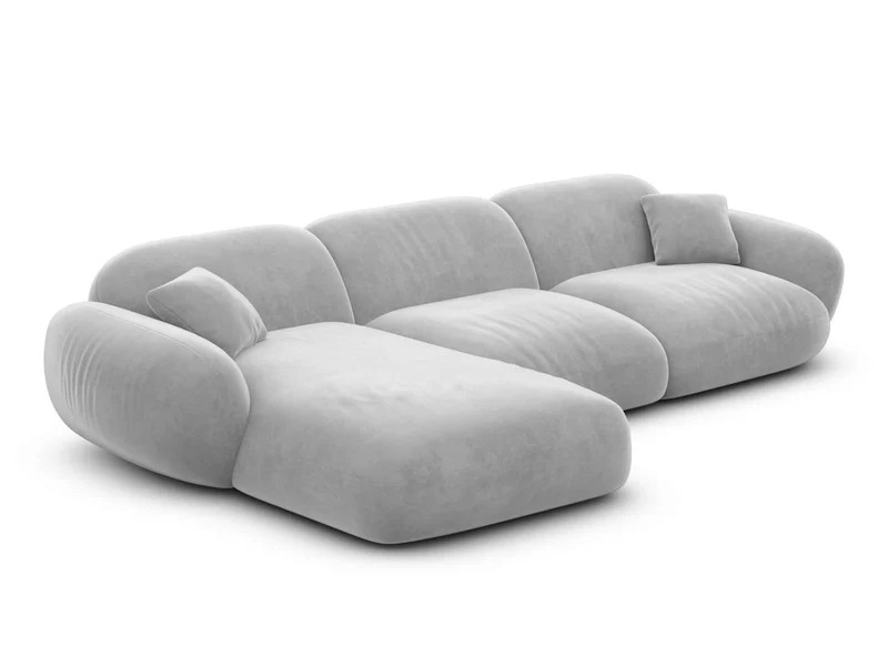 Ecksofa Alcazar L-Form aus Stoff Kurz