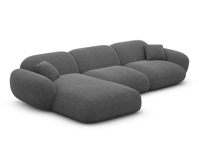 Ecksofa Alcazar L-Form aus Stoff Kurz