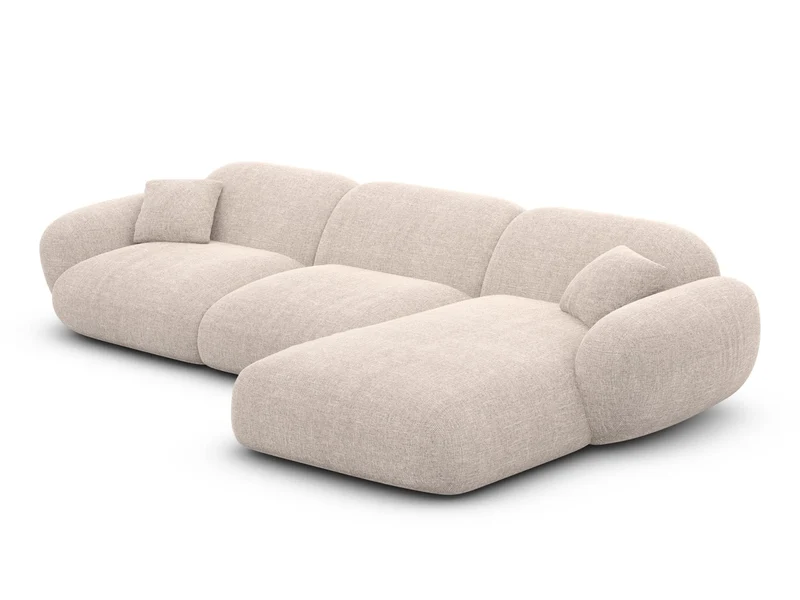Ecksofa Alcazar L-Form aus Stoff Kurz