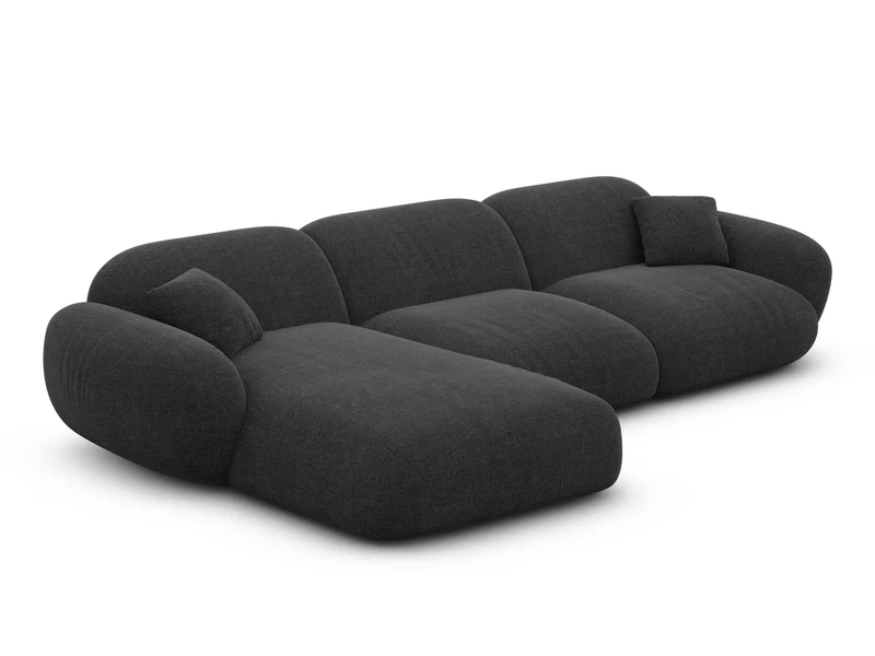 Ecksofa Alcazar L-Form aus Stoff Kurz