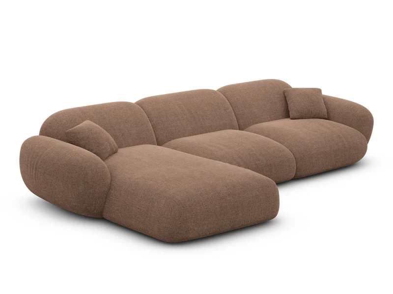 Ecksofa Alcazar L-Form aus Stoff Kurz