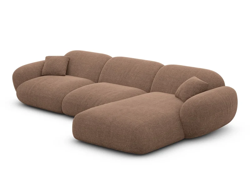 Ecksofa Alcazar L-Form aus Stoff Kurz