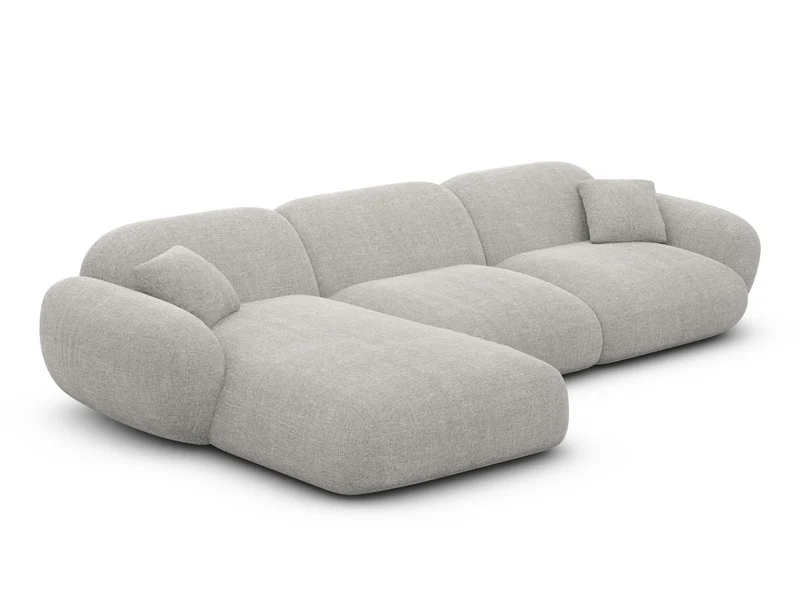 Ecksofa Alcazar L-Form aus Stoff Kurz
