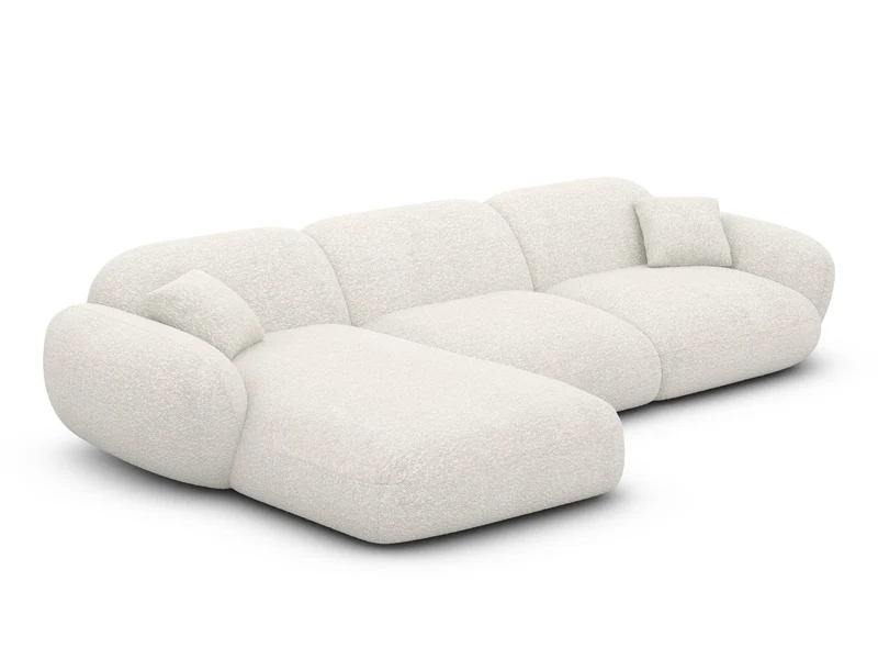 Ecksofa Alcazar L-Form aus Stoff Kurz
