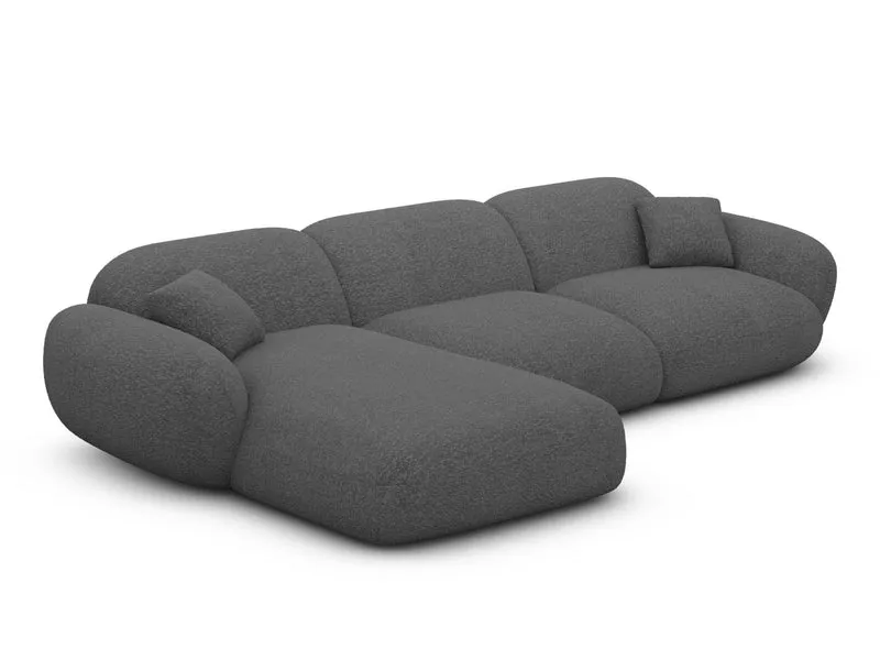 Ecksofa Alcazar L-Form aus Stoff Kurz