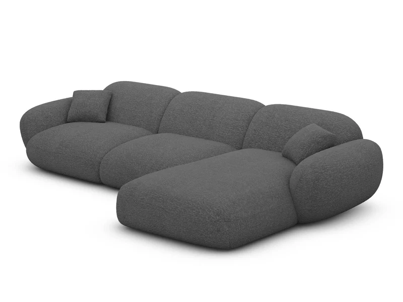 Ecksofa Alcazar L-Form aus Stoff Kurz