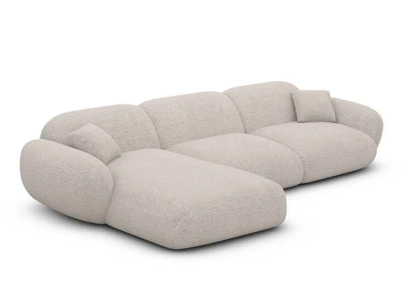 Ecksofa Alcazar L-Form aus Stoff Kurz