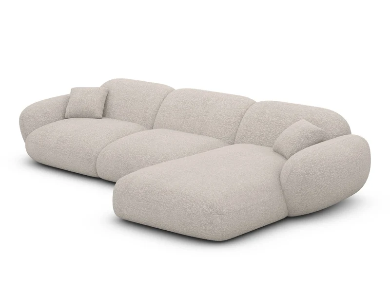 Ecksofa Alcazar L-Form aus Stoff Kurz