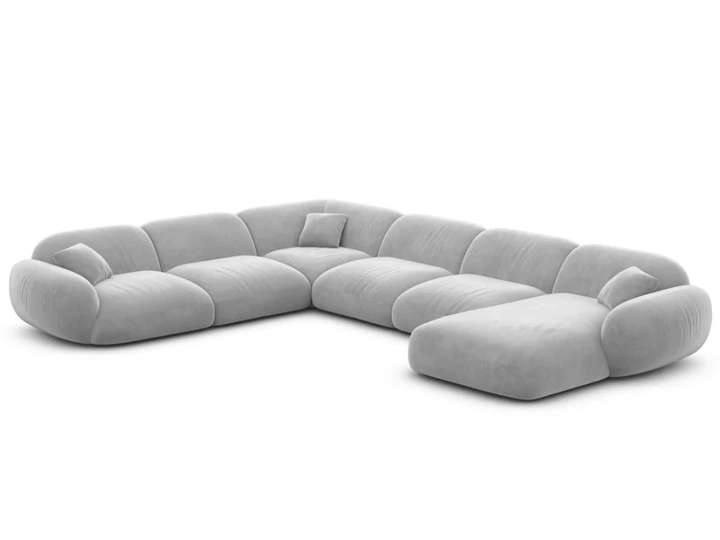 Wohnlandschaft Alcazar XXL U-Form in Stoff