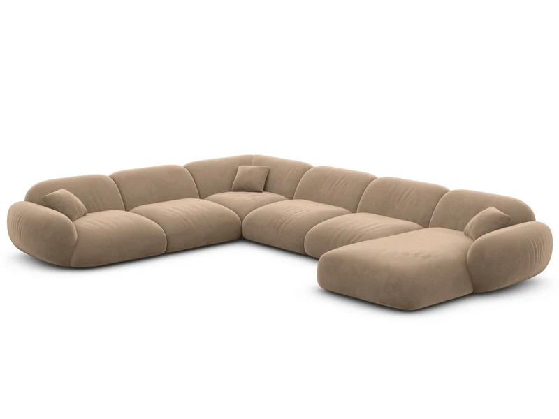 Wohnlandschaft Alcazar XXL U-Form in Stoff