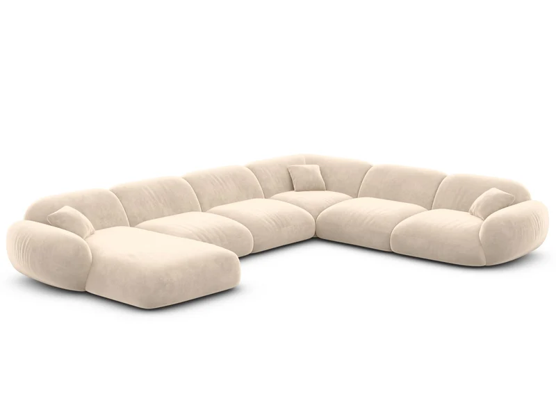 Wohnlandschaft Alcazar XXL U-Form in Stoff
