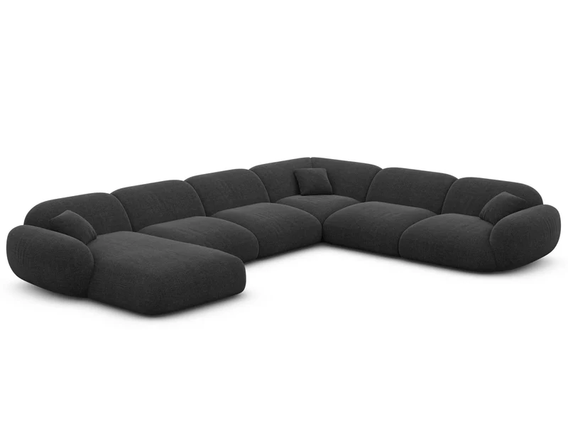 Wohnlandschaft Alcazar XXL U-Form in Stoff