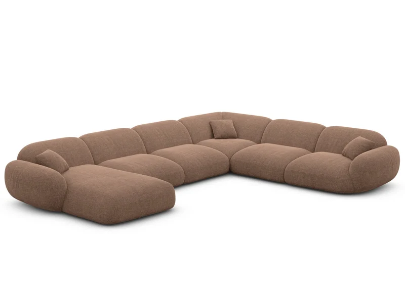 Wohnlandschaft Alcazar XXL U-Form in Stoff