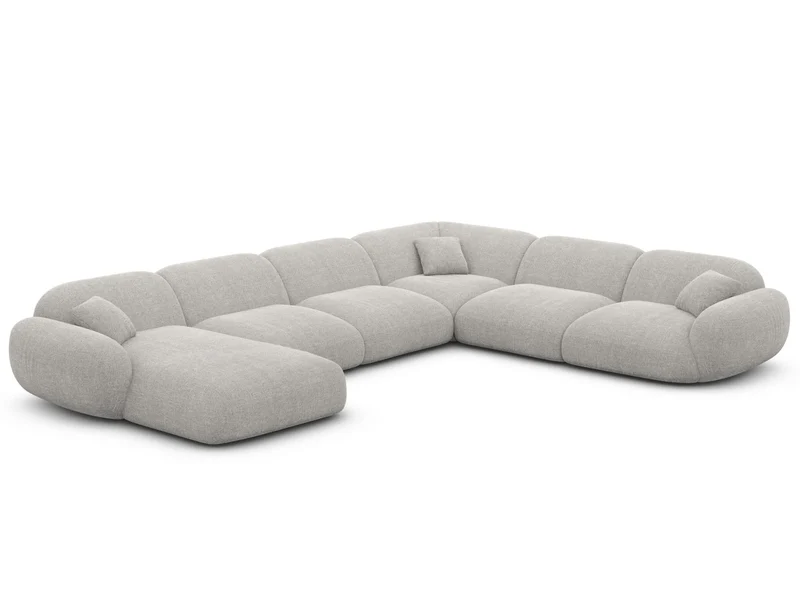 Wohnlandschaft Alcazar XXL U-Form in Stoff