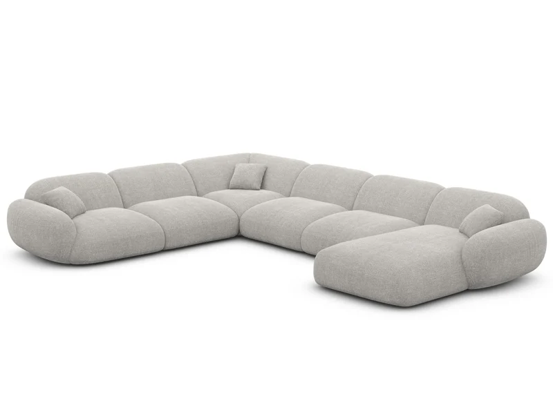 Wohnlandschaft Alcazar XXL U-Form in Stoff