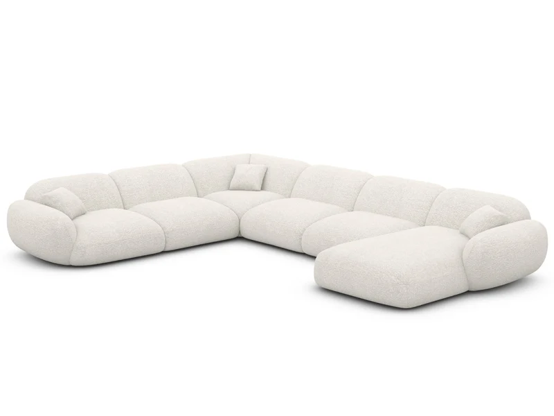 Wohnlandschaft Alcazar XXL U-Form in Stoff