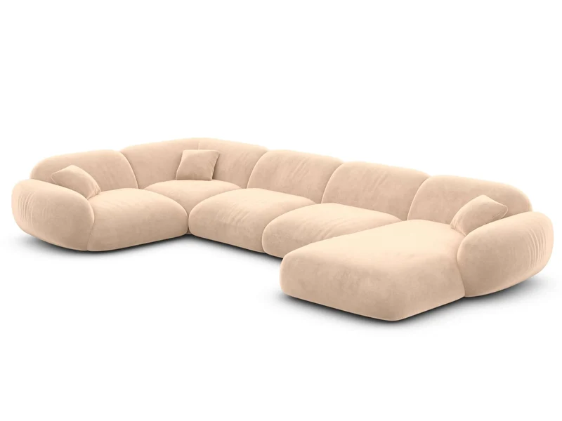 XL Stoff Wohnlandschaft Alcazar U-Form