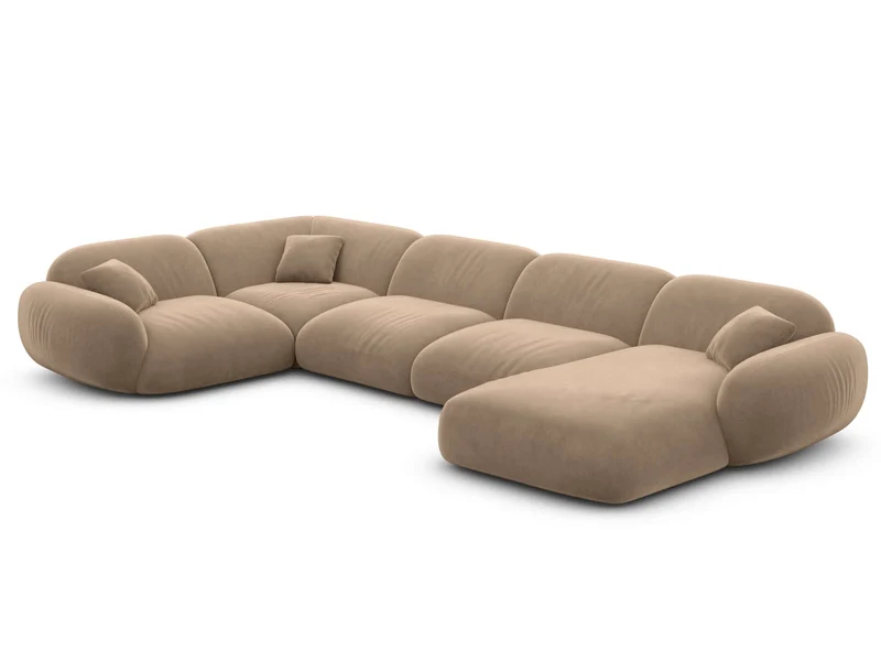 XL Stoff Wohnlandschaft Alcazar U-Form