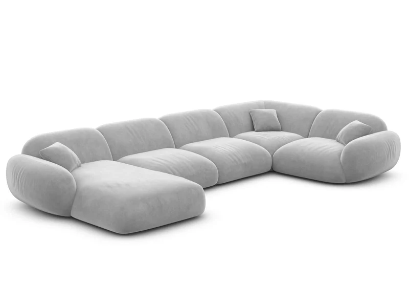 XL Stoff Wohnlandschaft Alcazar U-Form