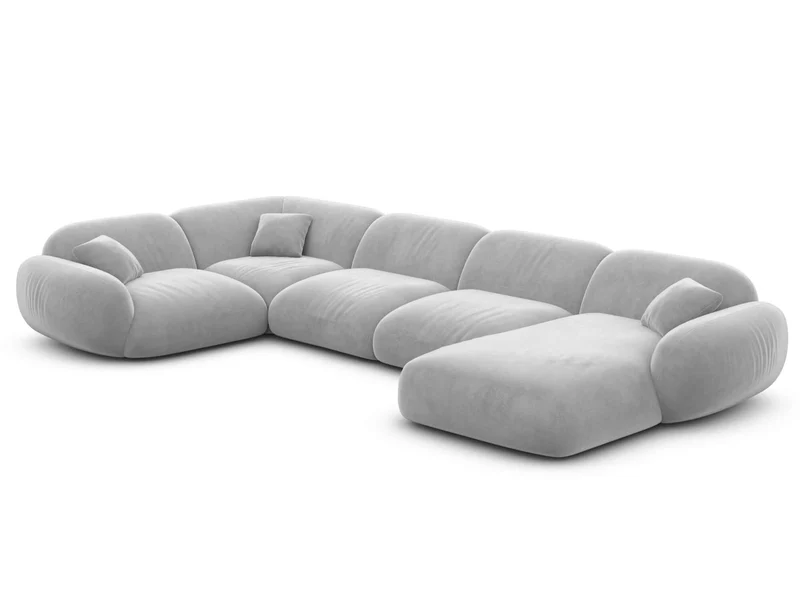 XL Stoff Wohnlandschaft Alcazar U-Form