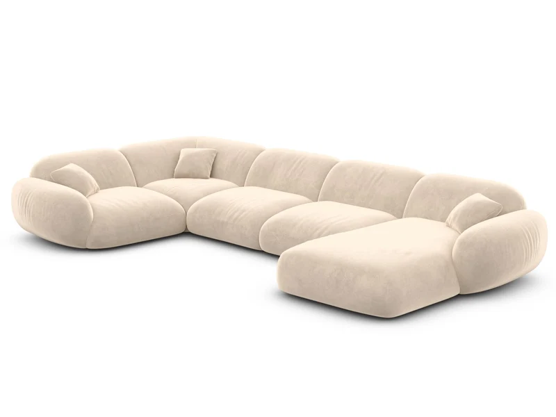 XL Stoff Wohnlandschaft Alcazar U-Form