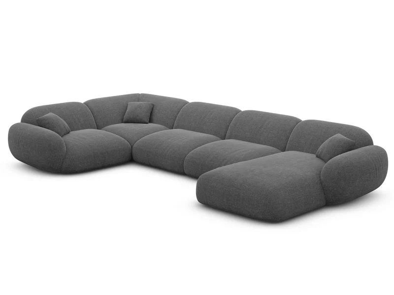 XL Stoff Wohnlandschaft Alcazar U-Form