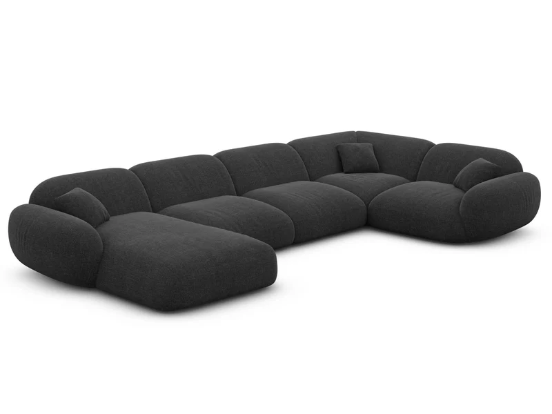 XL Stoff Wohnlandschaft Alcazar U-Form