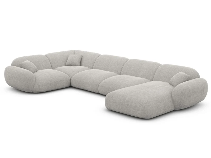 XL Stoff Wohnlandschaft Alcazar U-Form