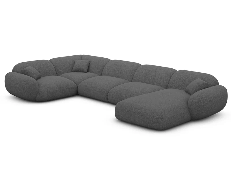 XL Stoff Wohnlandschaft Alcazar U-Form