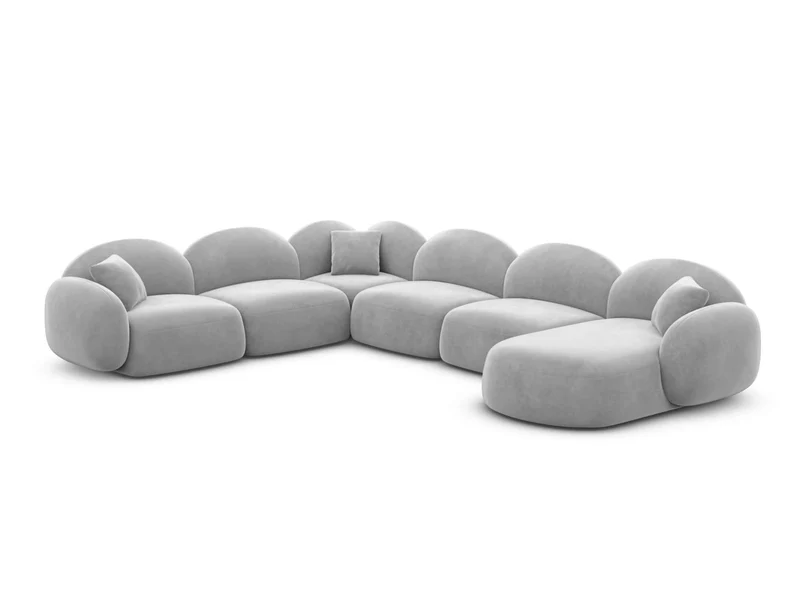 Wohnlandschaft Mirello XXL U-Form in Stoff
