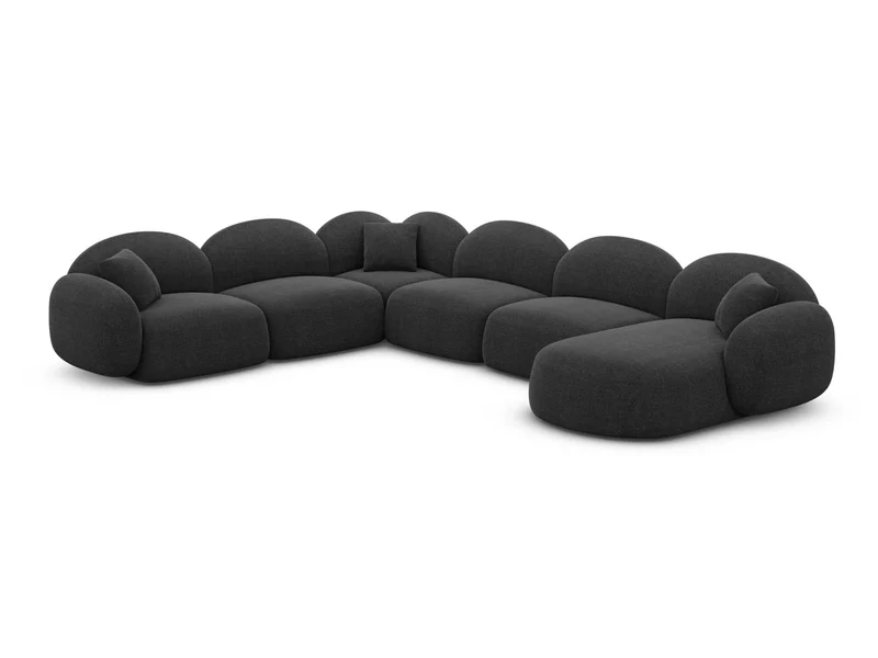 Wohnlandschaft Mirello XXL U-Form in Stoff