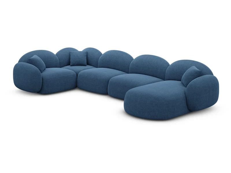 XL Wohnlandschaft Mirello U-Form aus Stoff