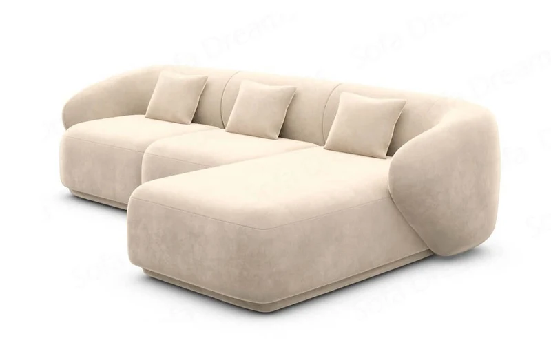 Ecksofa Marbella L-Form aus Stoff