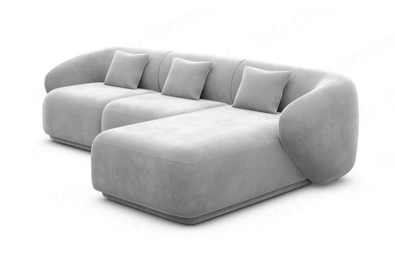 Ecksofa Marbella L-Form aus Stoff