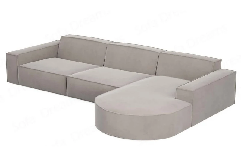Couch Alegranza L-Form in Stoff
