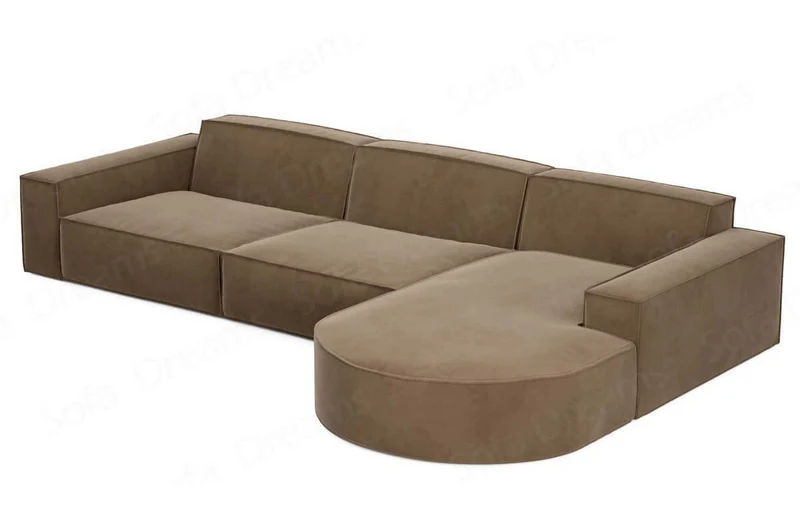 Couch Alegranza L-Form in Stoff
