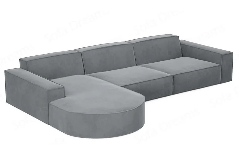 Couch Alegranza L-Form in Stoff
