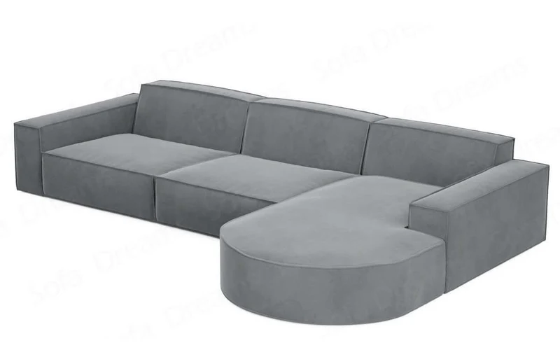 Couch Alegranza L-Form in Stoff